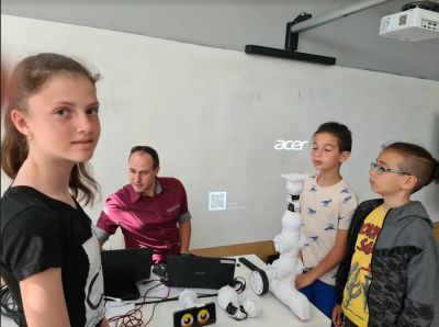 Второ демонстрационно обучение в 1. ОУ на тема "РОБОТИКА" 7