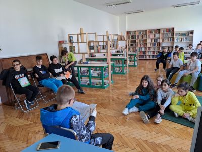 Маратон на четенето в Първо училище 7