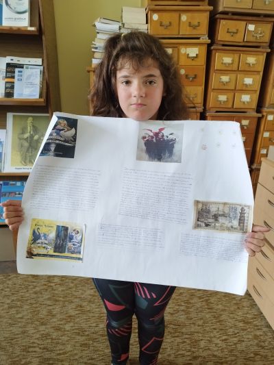 Бинарен урок в Библиотека "Йордан Радичков" с четвъртокласнииците на Първо училище 11