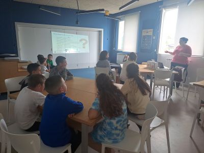 Среща по НП "Бизнесът преподава" в Първо основно училище - 1 ОУ Никола Й. Вапцаров - Берковица