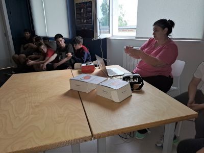 Среща по НП "Бизнесът преподава" в Първо основно училище 9