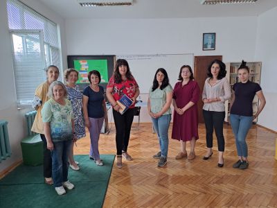 Обучение в библиотеката на Първо основно училище със специалиста по библиотекознание и библиография Татяна Попова 5