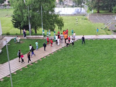 Футболна среща  между ученици от начален етап по НП "Заедно в изкуствата и спорта" - 1 ОУ Никола Й. Вапцаров - Берковица